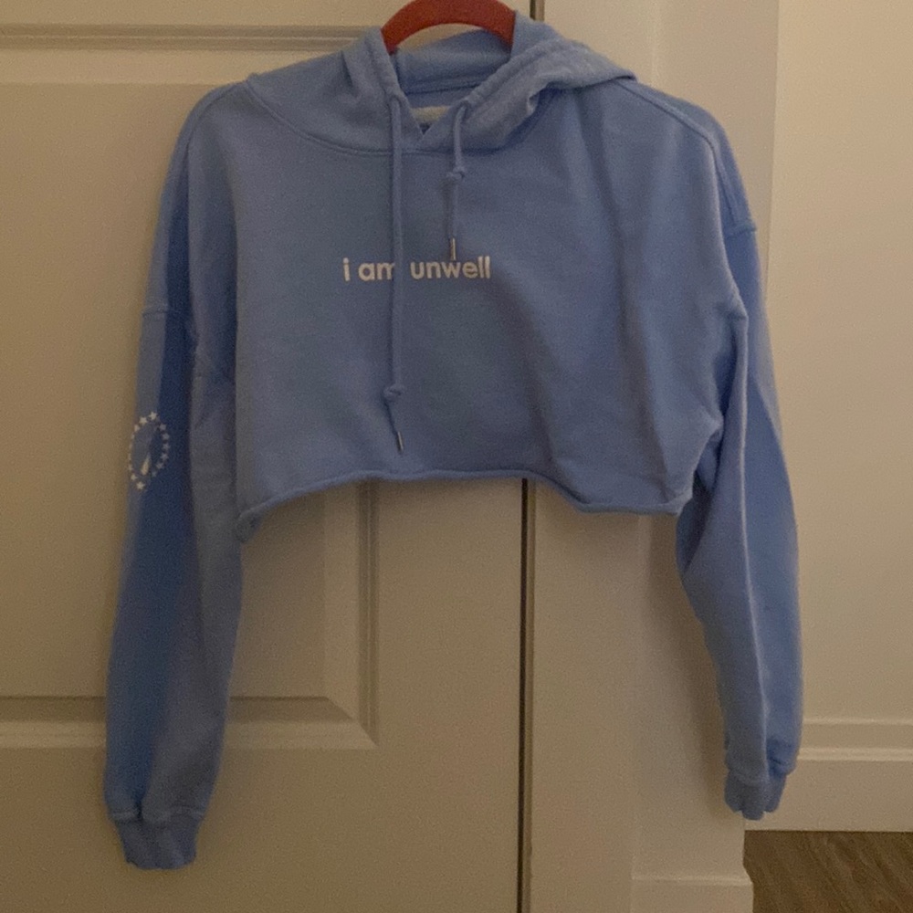 Barstool CHD ‘I am unwell’ Cropped Hoodie